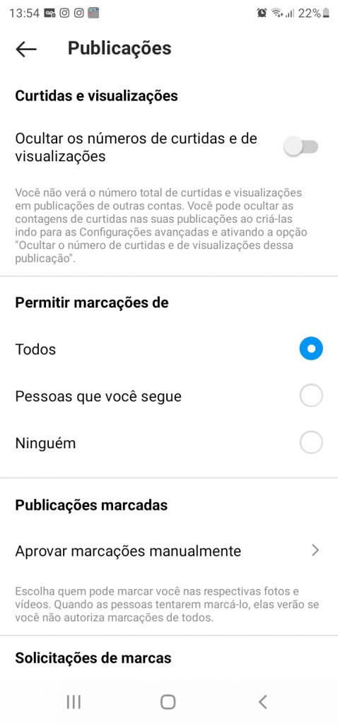 E como configurar para visualizar os likes no Instagram?